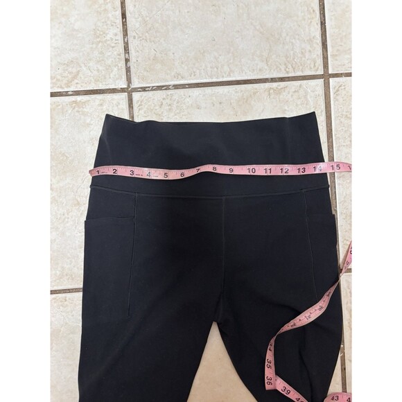 Athleta Stash Pocket Salutation Tight- Black-Size Medium Gym Workout Yoga 25L - Picture 7 of 8